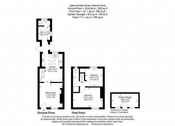 Floor Plan Image for 2 Bedroom Terraced House for Sale in Ripon Street, Aylesbury