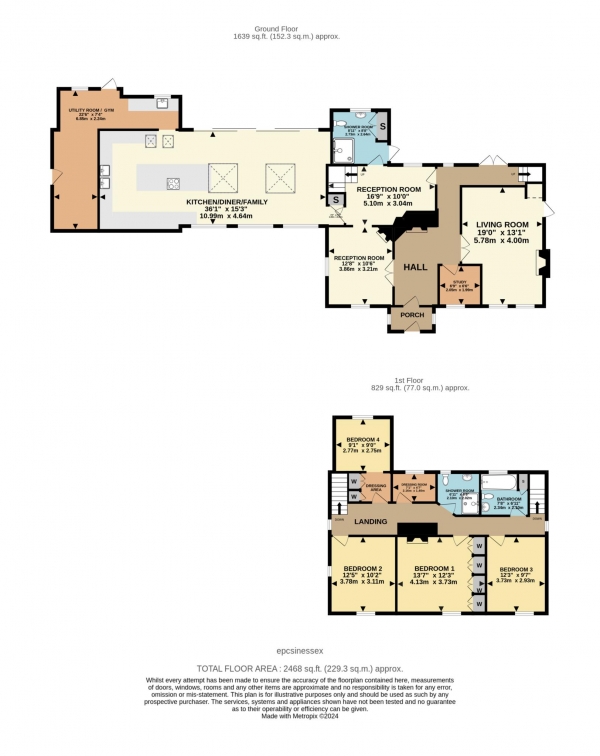 Floor Plan Image for 4 Bedroom Detached House for Sale in King William IV, Tan House Lane