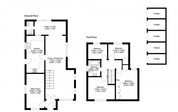 Floor Plan Image for 4 Bedroom Detached House for Sale in Clewer Hill Road, Windsor