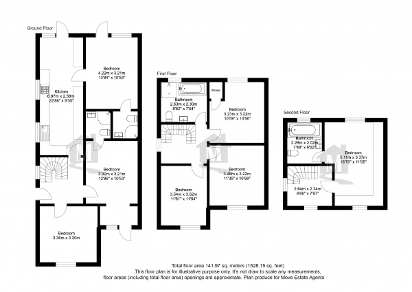 Floor Plan Image for 5 Bedroom Property for Sale in Cippenham Lane, Slough, Slough