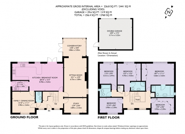 Floor Plan Image for 5 Bedroom Detached House for Sale in Hockeridge View, Oakwood, Berkhamsted