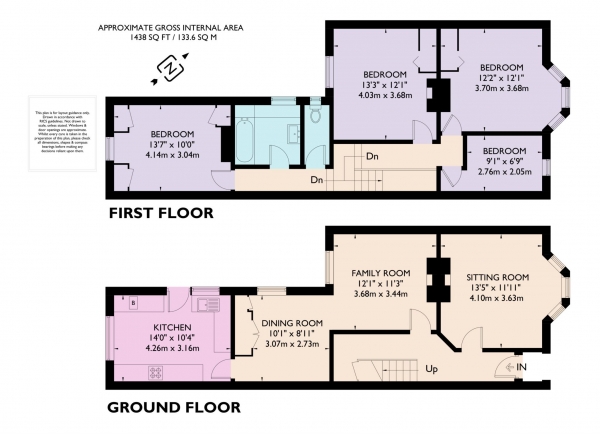 Floor Plan Image for 4 Bedroom Terraced House for Sale in North Road, Berkhamsted