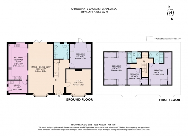 Floor Plan Image for 4 Bedroom Detached House for Sale in London Road, Bourne End