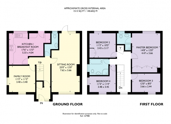 Floor Plan for 4 Bedroom Detached House for Sale in Red Lodge Gardens, Berkhamsted, HP4, 3LW - Guide Price &pound820,000