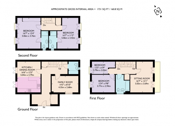 Floor Plan Image for 4 Bedroom End of Terrace House for Sale in Birtchnell Close, Berkhamsted