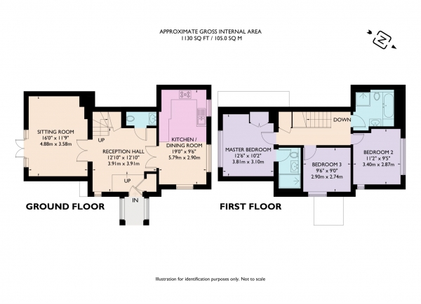 Floor Plan Image for 3 Bedroom Semi-Detached House to Rent in North Road, Berkhamsted