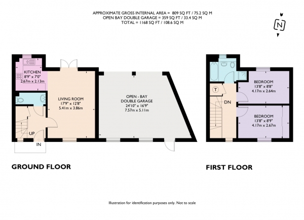 Floor Plan Image for 2 Bedroom Detached House to Rent in Birtchnell Close, Berkhamsted