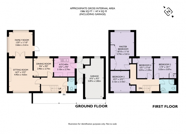 Floor Plan Image for 4 Bedroom Detached House for Sale in Millfield, Berkhamsted