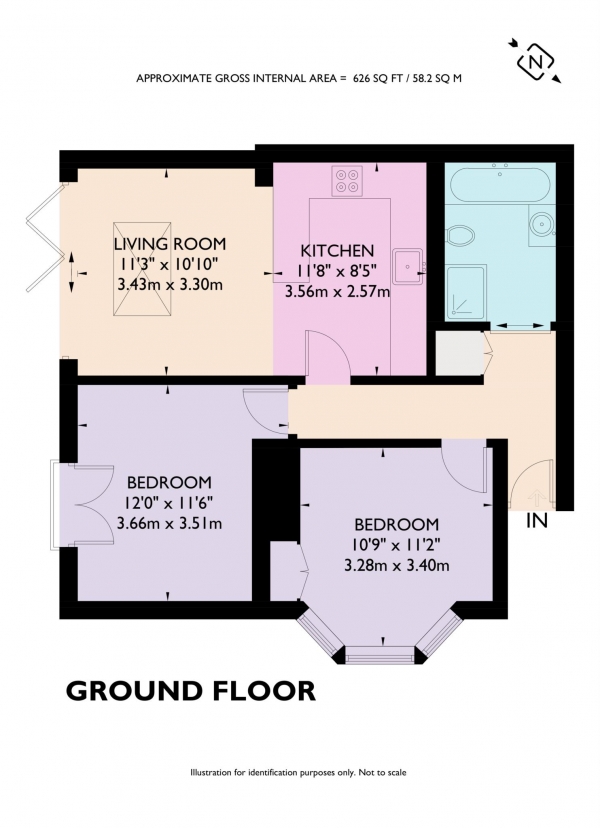 Floor Plan Image for 2 Bedroom Apartment for Sale in Kings Road, Berkhamsted