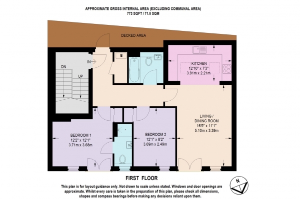 Floor Plan Image for 2 Bedroom Apartment to Rent in Berkhamsted town centre