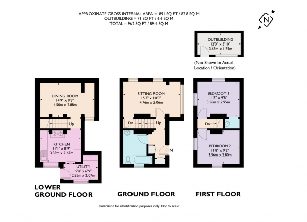 Floor Plan Image for 2 Bedroom Detached House for Sale in Ravens Lane, Berkhamsted