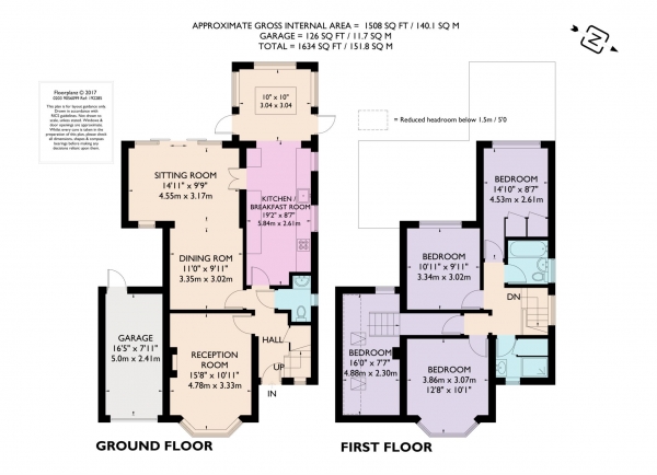 Floor Plan Image for 4 Bedroom Detached House for Sale in Covert Road, Northchurch
