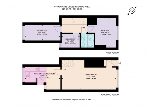 Floor Plan Image for 3 Bedroom Terraced House for Sale in High Street, Berkhamsted