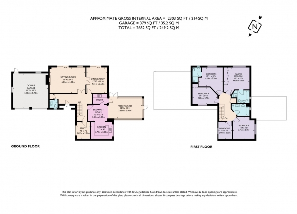 Floor Plan Image for 5 Bedroom Detached House for Sale in Brackenhill, Berkhamsted