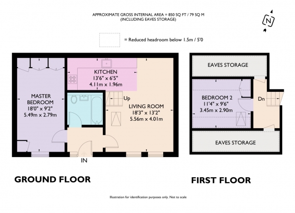 Floor Plan Image for 2 Bedroom Barn Conversion for Sale in Pouchen End Lane, Near Potten End