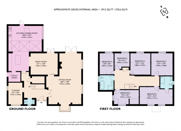 Floor Plan Image for 6 Bedroom Detached House for Sale in Castle Hill, Berkhamsted