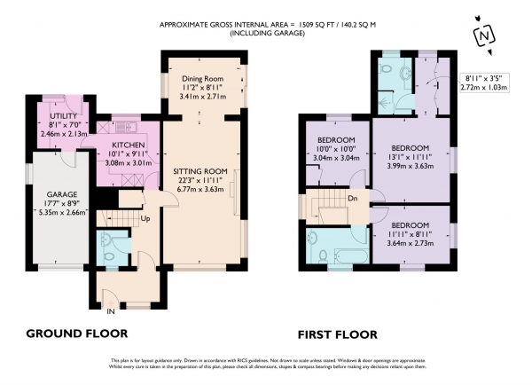 Floor Plan Image for 3 Bedroom Detached House for Sale in Meadow Road, Berkhamsted