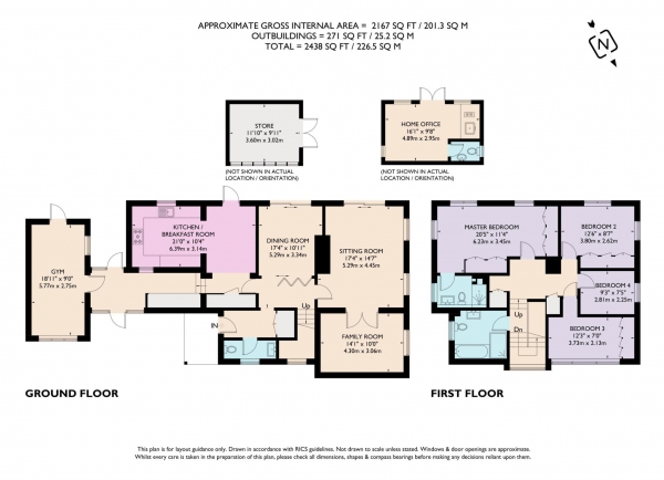 Floor Plan Image for 4 Bedroom Detached House for Sale in Cross Oak Road, Berkhamsted