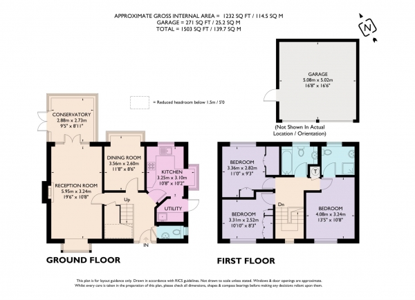 Floor Plan Image for 3 Bedroom Detached House for Sale in Alyngton, Northchurch