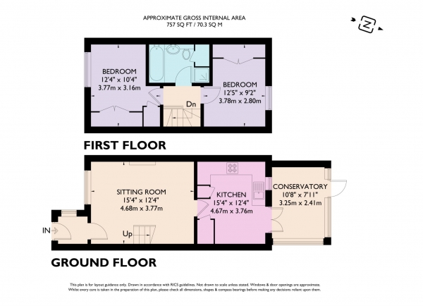 Floor Plan Image for 2 Bedroom Semi-Detached House for Sale in Emperor Close, Berkhamsted