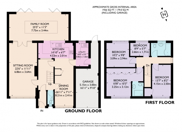 Floor Plan Image for 4 Bedroom Detached House for Sale in Upper Hall Park, Berkhamsted