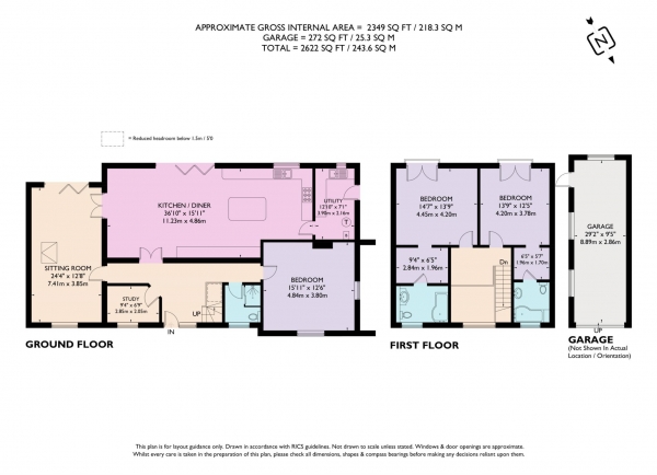 Floor Plan Image for 3 Bedroom Detached House for Sale in Ashlyns Road, Berkhamsted