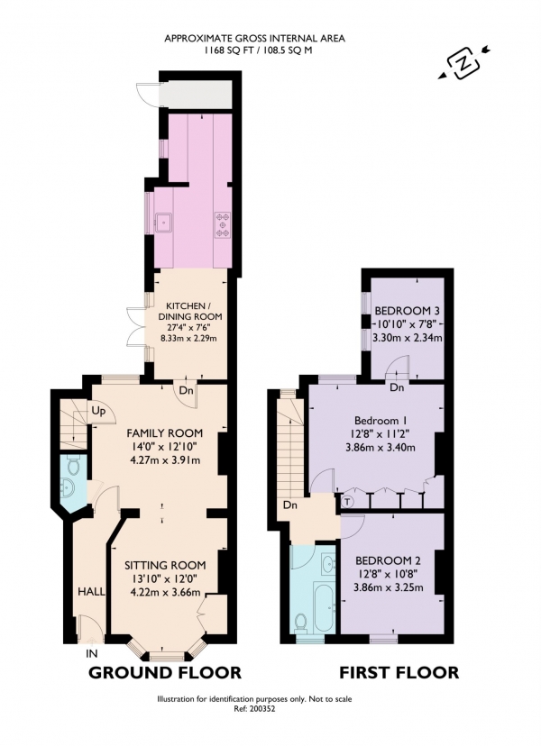 Floor Plan Image for 3 Bedroom End of Terrace House for Sale in Ravens Lane, Berkhamsted