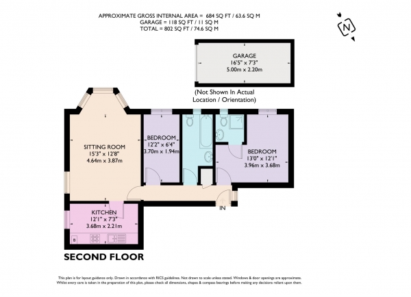 Floor Plan Image for 2 Bedroom Apartment to Rent in Shrublands Road, Berkhamsted