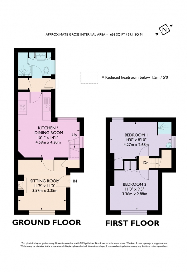 Floor Plan Image for 2 Bedroom Semi-Detached House for Sale in Chesham Road, Berkhamsted