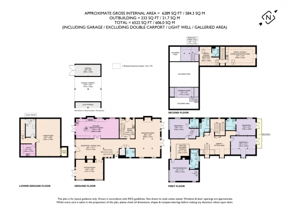 Floor Plan Image for 5 Bedroom Detached House for Sale in Ashley Green, Buckinghamshire