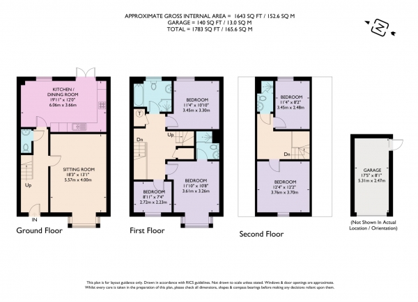Floor Plan Image for 5 Bedroom Detached House to Rent in Elizabeth II Avenue, Berkhamsted