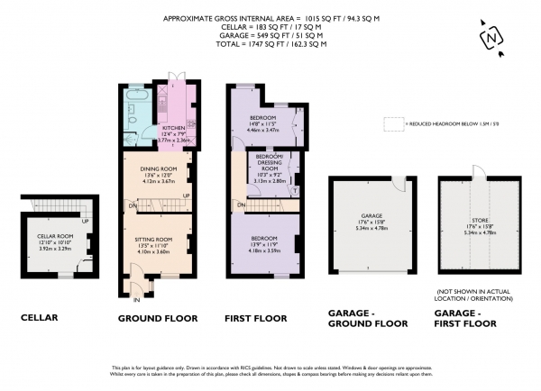 Floor Plan Image for 3 Bedroom Semi-Detached House for Sale in Gossoms End, Berkhamsted