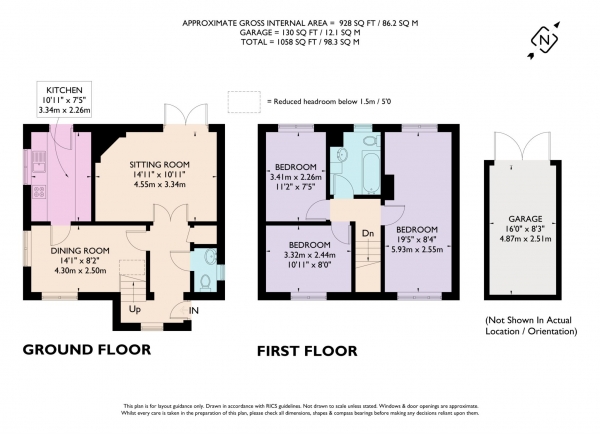 Floor Plan Image for 3 Bedroom Detached House to Rent in Chequers Lane, Pitstone