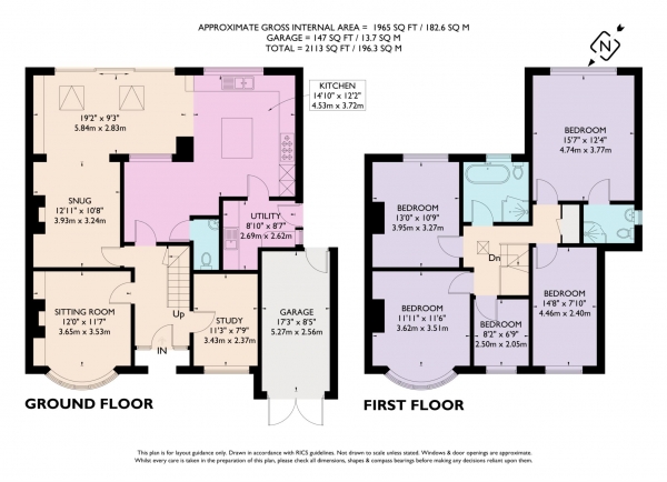 Floor Plan Image for 5 Bedroom Semi-Detached House for Sale in Icknield Way, Tring