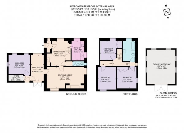 Floor Plan for 4 Bedroom Detached House for Sale in Vicarage Road, Wigginton, Wigginton, HP23, 6DY - Offers in Excess of &pound625,000