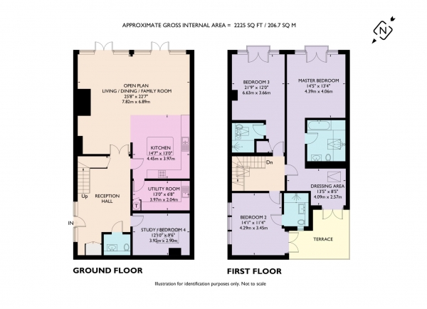 Floor Plan Image for 3 Bedroom Barn Conversion for Sale in Grove Farm Barns, Ivinghoe Aston