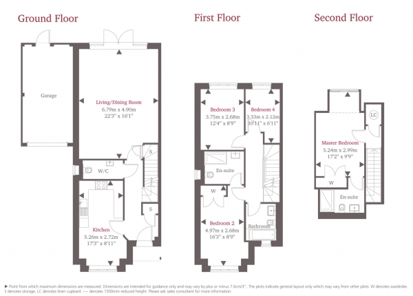 Floor Plan Image for 4 Bedroom Semi-Detached House for Sale in Akeman Mews, Weston Turville