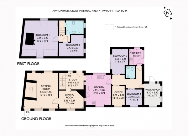 Floor Plan Image for 4 Bedroom Cottage for Sale in Pitstone Green Cottages, Pitstone