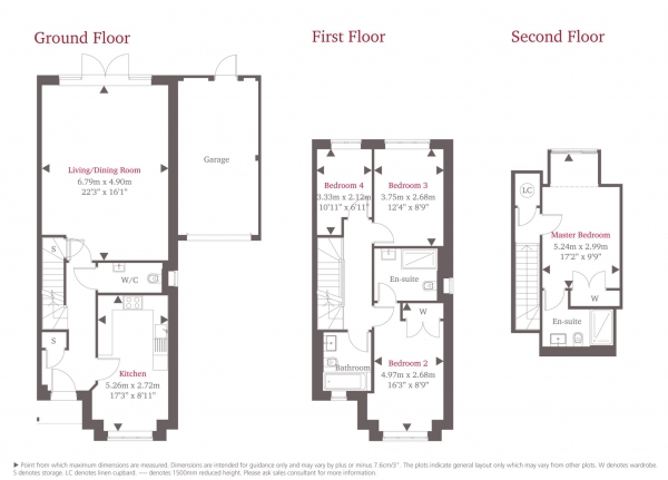 Floor Plan Image for 4 Bedroom Semi-Detached House for Sale in Akeman Mews, Weston Turville