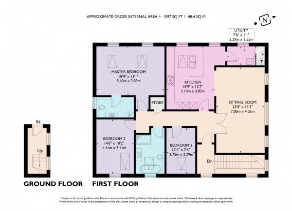 Floor Plan Image for 3 Bedroom Apartment for Sale in High Street, Ivinghoe