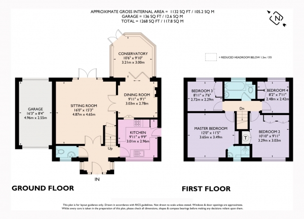 Floor Plan Image for 4 Bedroom Detached House for Sale in Church Hill, Cheddington