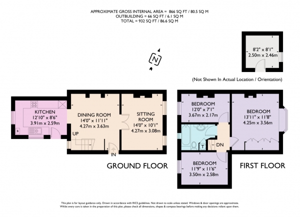 Floor Plan Image for 3 Bedroom Terraced House for Sale in Charles Street, Tring