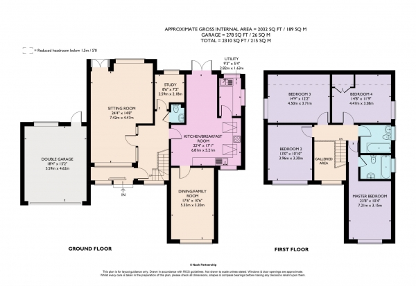 Floor Plan Image for 4 Bedroom Detached House for Sale in Counters, Miswell Lane, Tring