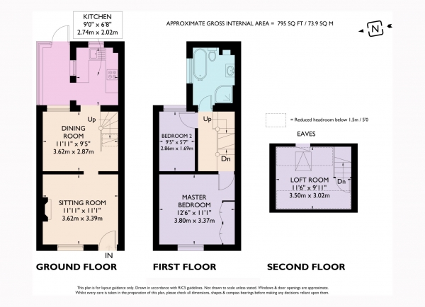 Floor Plan Image for 2 Bedroom End of Terrace House for Sale in Brook Street, Tring