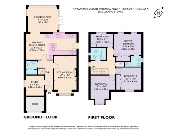 Floor Plan Image for 4 Bedroom Detached House for Sale in Berkeley Close, Pitstone