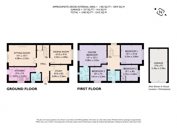 Floor Plan Image for 4 Bedroom Detached House for Sale in Cobbetts Ride, Tring