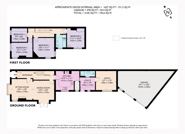Floor Plan Image for 4 Bedroom Semi-Detached House for Sale in Beaconsfield Road, Tring