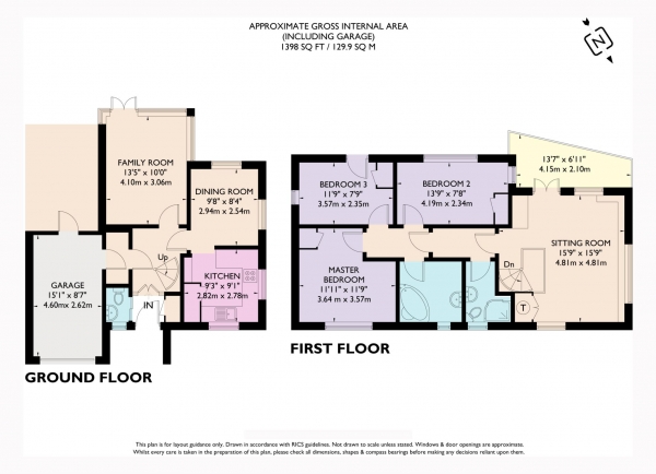 Floor Plan Image for 3 Bedroom Detached House to Rent in Vicarage Road, Marsworth