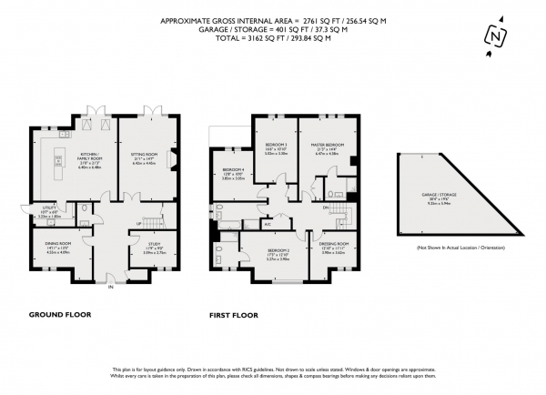 Floor Plan Image for 4 Bedroom Semi-Detached House for Sale in Lendon Grove, Gubblecote, Near Tring