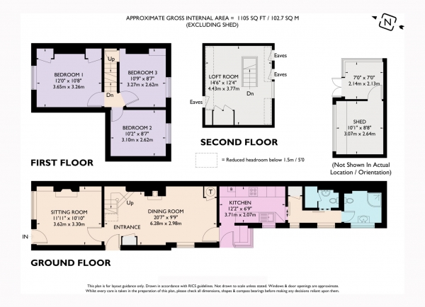 Floor Plan Image for 3 Bedroom Semi-Detached House for Sale in Albert Street, Tring